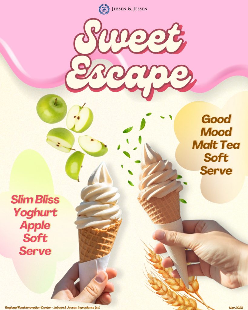 Regional-lab_Sweet-Escape-Soft-Serve-Duo bread concept a loaf of bread, a few slices of bread, a knife, a wooden cutting board, and a bowl of butter lying on the white scene.