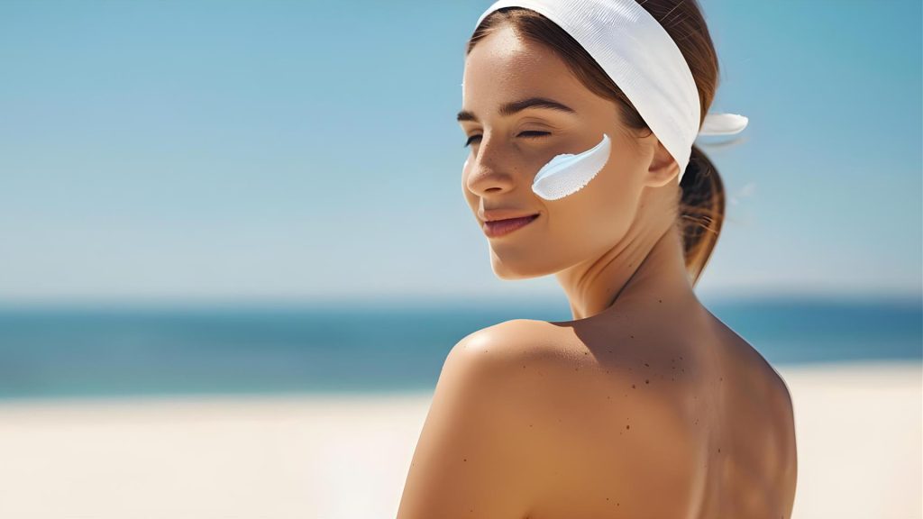 protecting-her-tanned-shoulder-young-woman-applying-sunscreen-concept-sun-protection-skincare-routine-sunscreen-application-tanned-skin-summer-beauty
